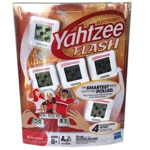 New Hasbro Yahtzee Flash Electronic Dice Game